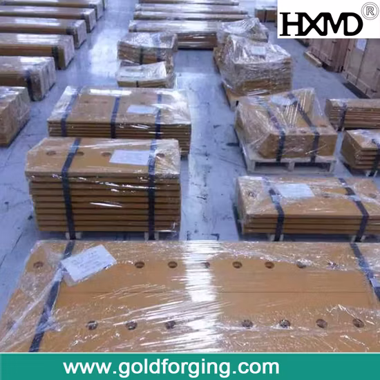 L'or forgeant le bord de pointe 132 de pièces d'excavatrice de machines de construction de haute qualité